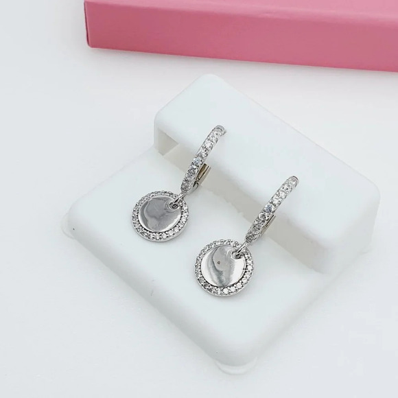 - "925 Sterling Silver Cubic Zirconia Earrings, U19254704 - Picture 11 of 11